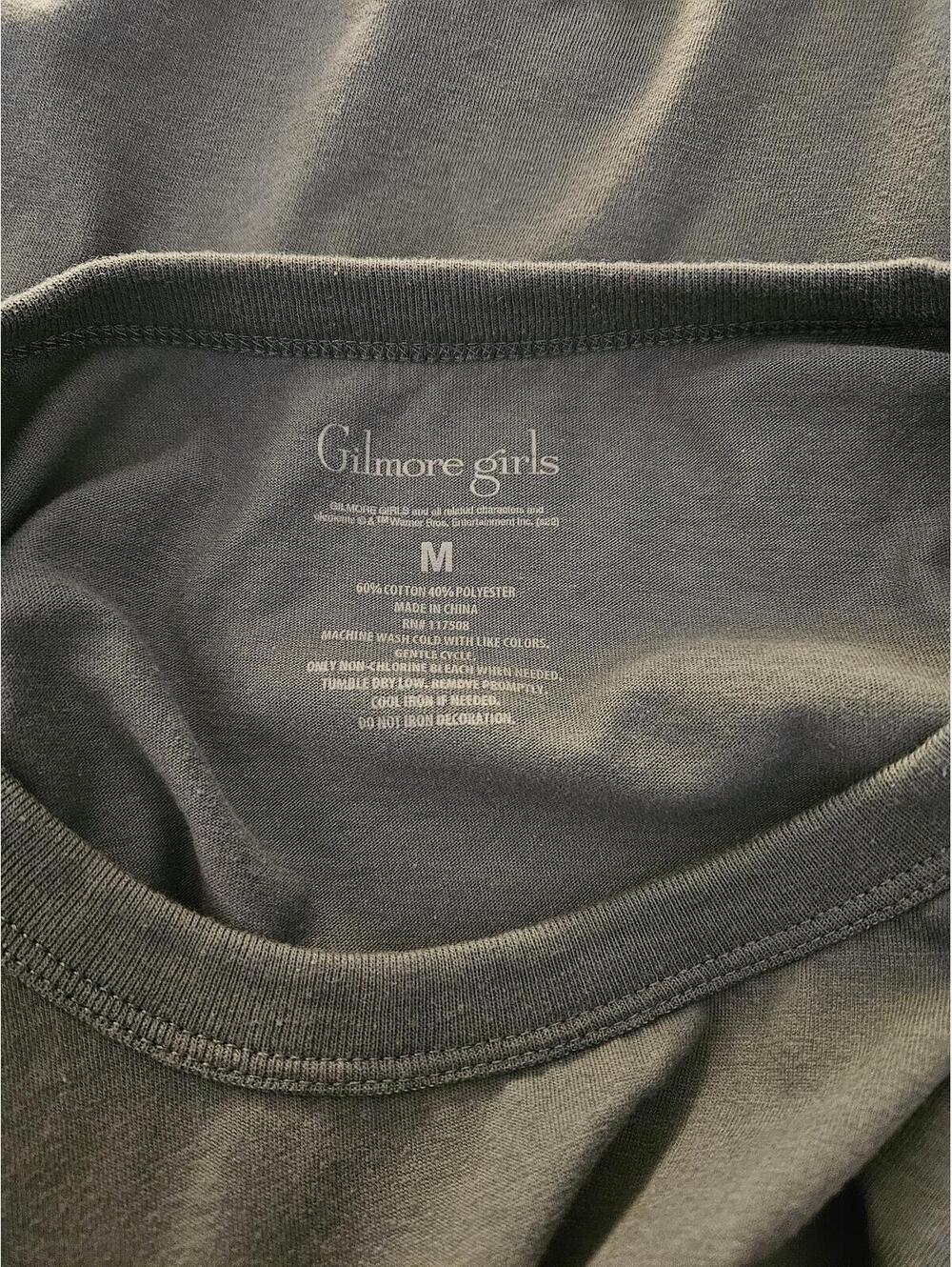 Gilmore Girls Luke's Diner Graphic T-Shirt Gray Size M - Picture 3 of 3